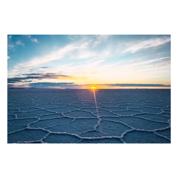 Amanecer Salar Uyuni 30x45 cm